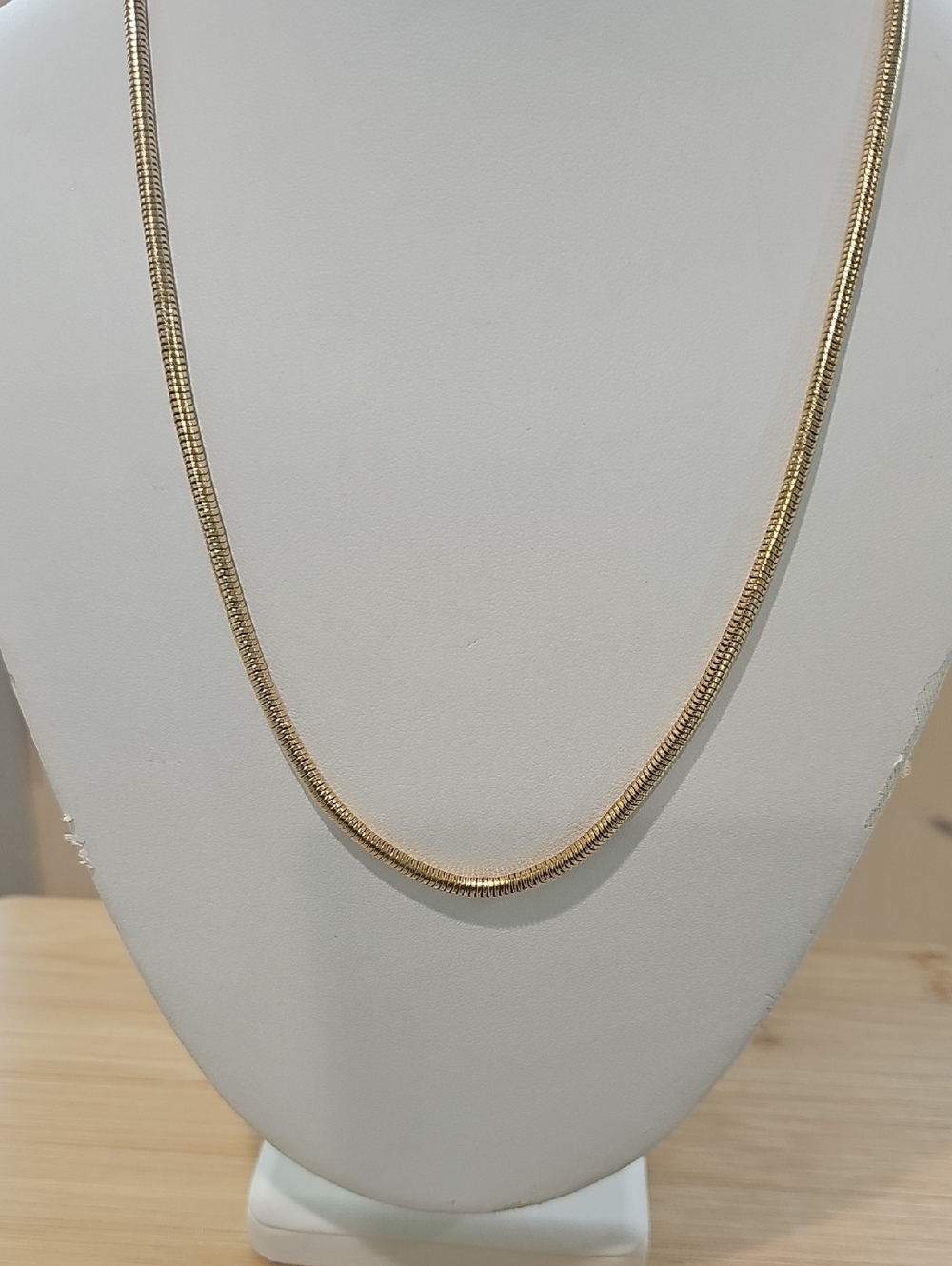 Classic Gold Snake Chain Necklace